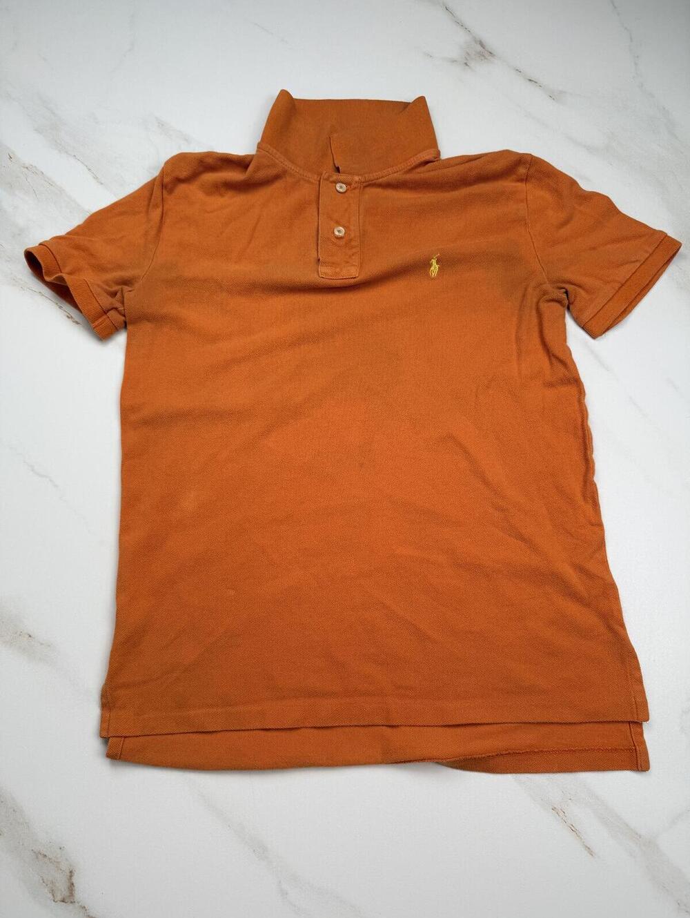 Ralph Lauren Polo Shirt Orange - Boys L